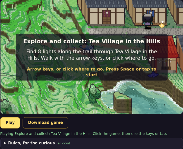 Step 5: the game's title card in the preview